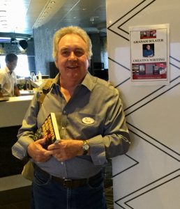 Graham promoting his book 'Cowboys and Angels'